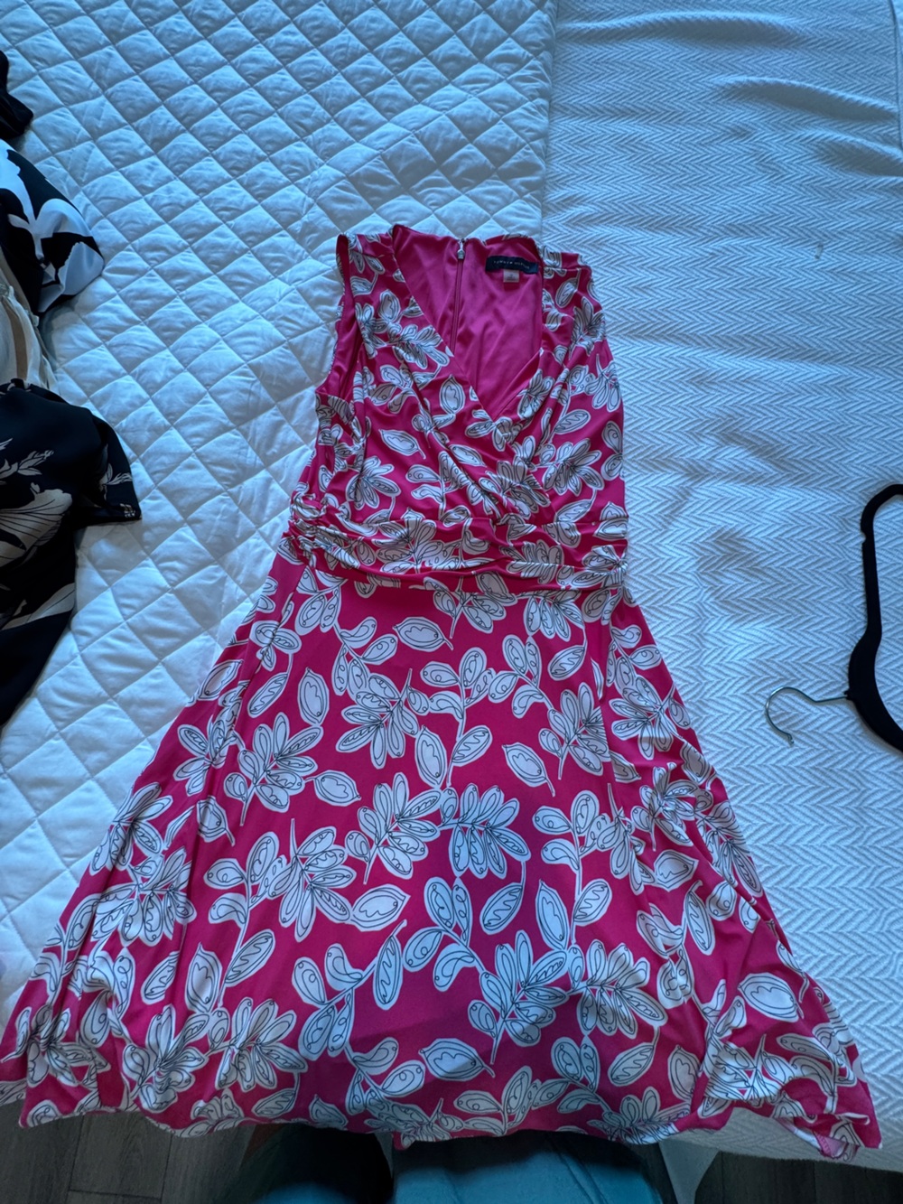 Tommy Hilfiger Pink Floral Wrap-Style Nightdress